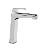 Horus Zéphyr Classic Collection - Single Lever Basin Mixer Extended with up and down Drain - Ice White 16.719-BI