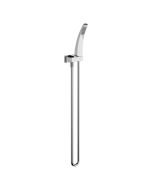 Horus Nouvelle Vague “part of Contemporary Collection - Inlet Wall Mounted Handshower Hook with Flexible Hose and Handshower - Black Chrome 40.590-NC