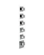 Horus Echo Equinox316 Collection - Trim for Thermostatic Mixer - Matt Black 43.525-NO