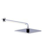 Horus Naja Contemporary Collection - Stainless Steel Shower Head 250 X 250 Mm, Thickness 14 Mm - Satin Brass 43.537-LS