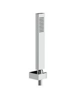 Horus Echo Equinox316 Collection - Wall Hook with Brass Handshower and Flexible Hose - Satin Brass 43.589-LS