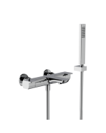Horus Echo Equinox316 Collection - Complete Set / Exposed Thermostatic Wall Bath-shower Mixer - Matt Black 43.714.E2-NO