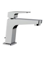 Horus Echo Equinox316 Collection - Single Lever Basin Mixer with Automatic Pop up Waste - Matt Black 43.778.E2-NO