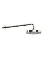 Horus Minoé Contemporary Collection - Shower Head Ø 200 Mm, Wall Mounting - Metal Gun 47.536-CF