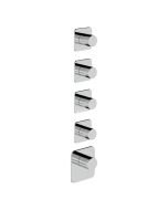 Horus Naja Contemporary Collection - Trim for Thermostatic Mixer. - Satin Brass 48.524-LS