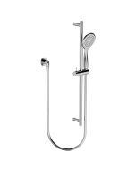 Horus Naja Contemporary Collection - Wall Shower Set with Rail, Flexible Hose and Handspray - Metal Gun 48.532-CF