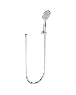 Horus Naja Contemporary Collection - Wall Hook with Handshower and Flexible Hose - Matt Black 48.582-NO