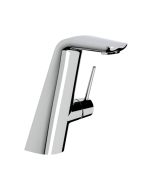 Horus Naja Contemporary Collection - Single Lever Basin Mixer with up and down Drain - Metal Gun 48.729-CF