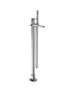 Horus Naja Contemporary Collection - Complete Mixer / for Free Standing Bath - Satin Brass 48.799-LS