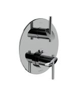 Horus Minoé Contemporary Collection - Trim for Thermostatic Mixing Valve Réf. 93.593 - Satin Brass 49.508-LS