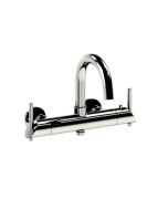 Horus Minoé Contemporary Collection - Complete Exposed Thermostatic Wall Bath-shower Mixer - Chrome 49.784-CH
