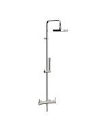 Horus Minoé Contemporary Collection - Complete Exposed Thermostatic Wall Shower Set - Matt Black 49.797-NO
