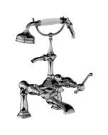 Horus Montmartre Classic Collection - Complete Deck Bath / Shower Mixer / Medium Height Cradle - Matt Nickel 50.435-NM