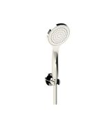 Horus Canopée Contemporary Collection - Shower Rail with Brass Handshower on Sliding Part and Flexible Hose - Metal Gun 60.582-CF