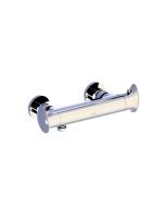 Horus Canopée Contemporary Collection - Exposed Thermostatic Wall Bathshower Mixer - Matt Black 60.596-NO