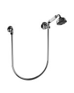 Horus Ascott Classic Collection - Wall Shower Set with Wall Hook, Flexible Hose and Handspray - Chrome 62.589-CH