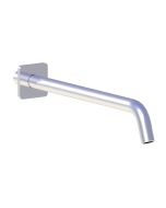 Horus Naja Contemporary Collection - Wall Arm L. 300 Mm + Square Design Flange - Chrome 92.567-CH
