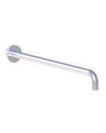 Horus Nouvelle Vague “part of Contemporary Collection - Wall Arm L. 480 Mm + Round Design Flange - Matt Black 92.946-NO