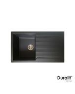 Νεροχύτης Κουζίνας Συνθετικός 86x50 Duralit Graphite KS100-420