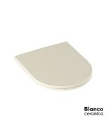 Κάλυμμα Λεκάνης LENTA Slim soft close Bianco Ceramica Ivory Matt MS38C-311