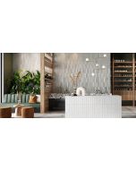 Πλακάκι Τοίχου Πορσελανάτο Ματ 6*25 εκ.Rondine Ceramica Noho Ivory 