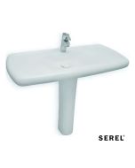 ΝΙΠΤΗΡΑΣ PEBBLE 100x48 εκ. SEREL WHITE PB44-300