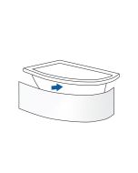 Ποδιά μπανιέρας 160x90x51h, SIRENE PC16090/51