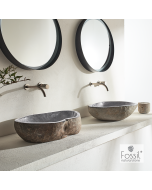 Νιπτήρας Πέτρινος Riverstone Vero Φ50-60 h.15 Fossil RV60