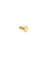 Sanco Bath Robe Hook & Door Stop Μονό Άγγιστρο PVD χρυσό ορείχαλκο βουρτσιστό 00671-PVD-02BR