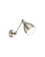 Απλίκα NEWTON AP1 NICKEL Ideal Lux 016399