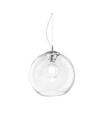 Κρεμαστό Φωτιστικό NEMO SP1 D30 Διάφανο Ideal Lux 052809