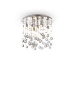 Φωτιστικό Οροφής MOONLIGHT PL8 Χρυσό Ideal Lux 080932