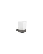 Sanco Monogram Ποτηροθήκη PVD gun metal γυαλιστερό 120401-PVD-05PL