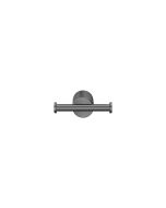 Sanco Lithos Διπλό Άγκιστρο PVD gun metal βουρτσιστό 121118-PVD-05BR