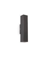 Απλίκα LOOK AP2 SQUARE D60 H300 Μαύρο Ideal Lux 126890