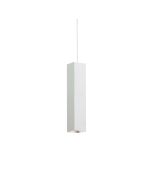Κρεμαστό Φωτιστικό LOOK SP1 SQUARE D60 H400 Λευκό Ideal Lux 126906