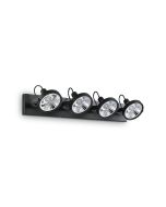 Φωτιστικό Οροφής GLIM PL4 Μαύρο Ideal Lux 200255
