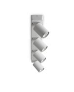 Φωτιστικό Οροφής RUDY PL4 ROUND Λευκό Ideal Lux 229089