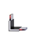 ANGOLO STEEL SP D20 Προφίλ ANGOLARE WIDE 3000K Μαύρο Ideal Lux 242002