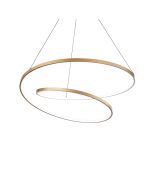 Κρεμαστό Φωτιστικό OZ SP D080 ON-OFF Ορείχαλκος 3000K Ideal Lux 269467