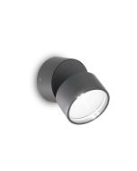 Απλίκα OMEGA AP ROUND Ανθρακί 3000K Ideal Lux 285450