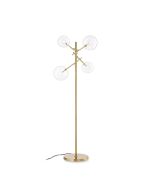 Φωτιστικό Δαπέδου EQUINOXE PT4 Ορείχαλκος Ideal Lux 290966