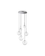 Κρεμαστό Φωτιστικό EQUINOXE SP6 Χρώμιο Ideal Lux 317250