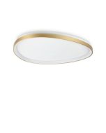 Φωτιστικό Οροφής GEMINI PL D081 ON-OFF Ορείχαλκος 3000K Ideal Lux 328096
