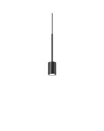 Κρεμαστό Φωτιστικό ARCHIMEDE SP CILINDRO Μαύρο Ideal Lux 328331
