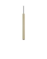 Κρεμαστό Φωτιστικό LOOK LED SP1 ROUND D30 H400 ON-OFF Ορείχαλκος 3000K Ideal Lux 339726