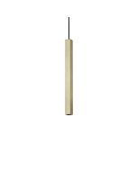 Κρεμαστό Φωτιστικό LOOK LED SP1 SQUARE D30 H400 ON-OFF Ορείχαλκος 3000K Ideal Lux 339740