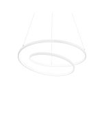 Κρεμαστό Φωτιστικό OZ SP D060 ON-OFF Λευκό 4000K Ideal Lux 342375