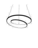Κρεμαστό Φωτιστικό OZ SP D060 ON-OFF Μαύρο 4000K Ideal Lux 342382