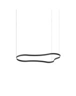 Κρεμαστό Φωτιστικό WAVES-3 SP Μαύρο Ideal Lux 345277